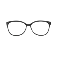 Classic Black Rectangle Eyewear Frame