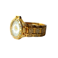Luxury Gold Iced-Out Watch