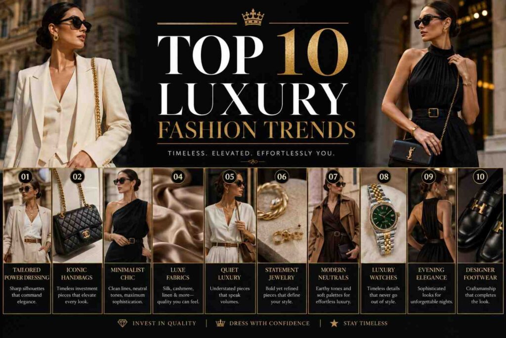 Top 10 Luxury Fashion Trends